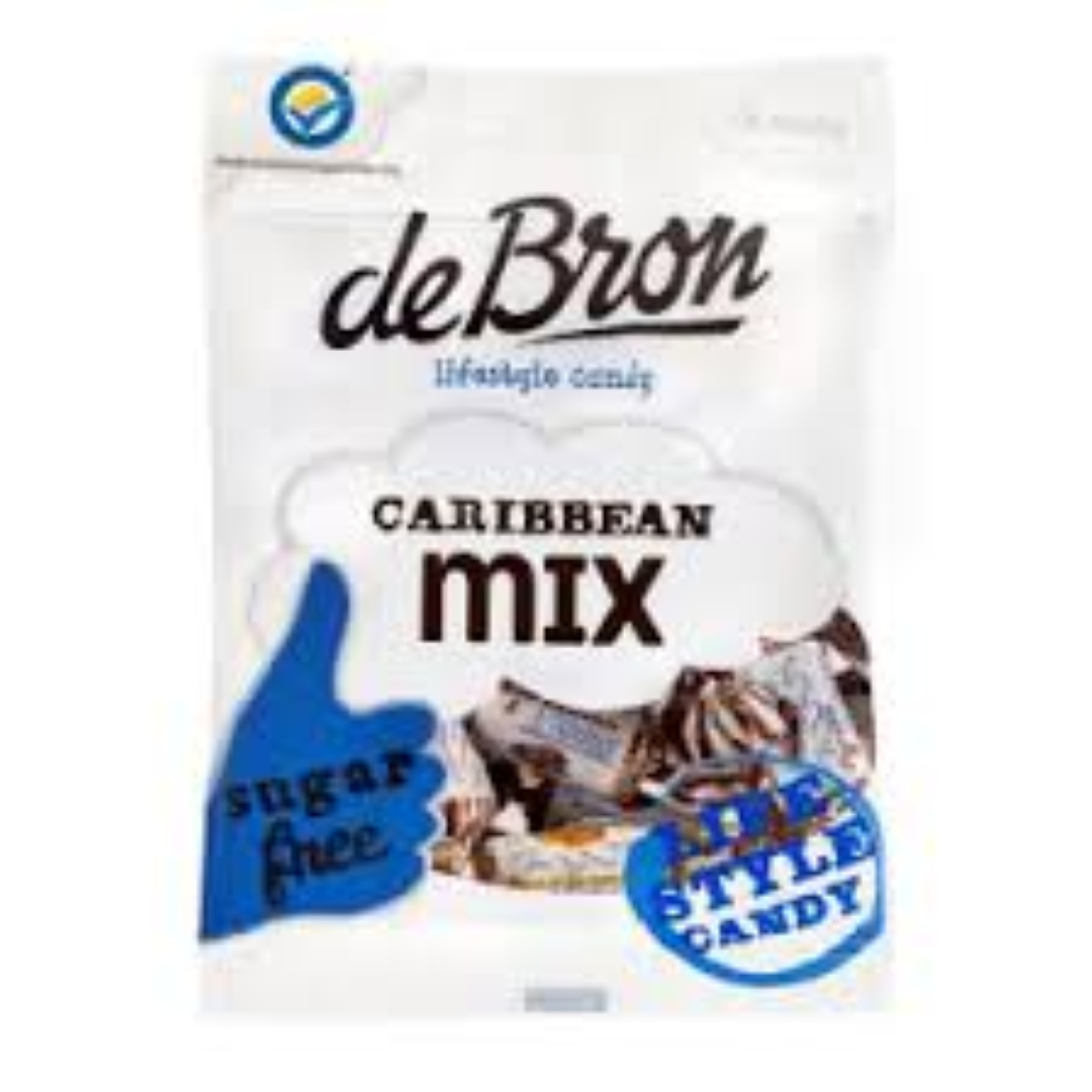DEBRON CARRIBEAN CREAM TOFFEES S/FREE 90G